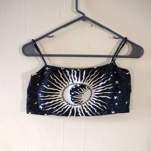 Motel cosmic crop top size M